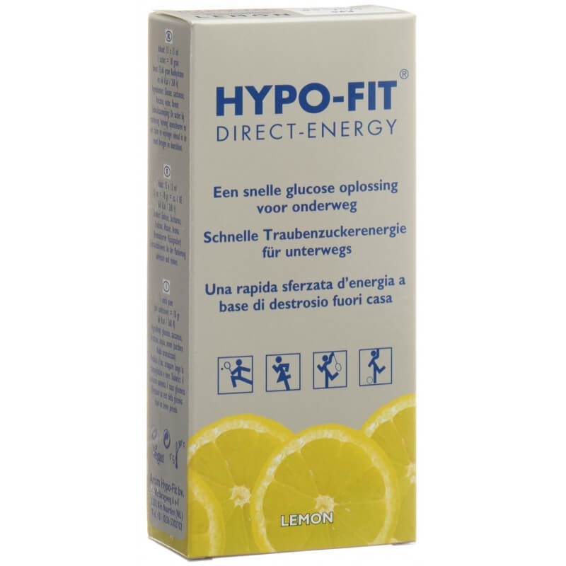HYPO-FIT Flüssigzucker Lemon Beutel (15 Stk)