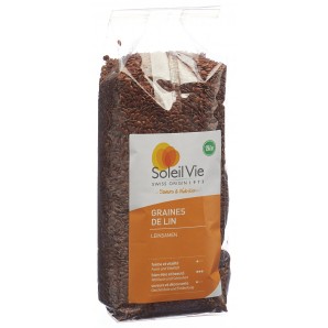 Soleil Vie Wholemeal flaxseed grains organic (500g)