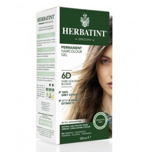 HERBATINT Haarfärbegel 6D Dunkles Goldblond (150ml)