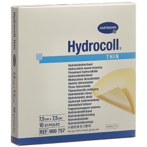 Hydrocoll THIN Hydrocolloidverband 7.5x7.5cm (10 Stk)