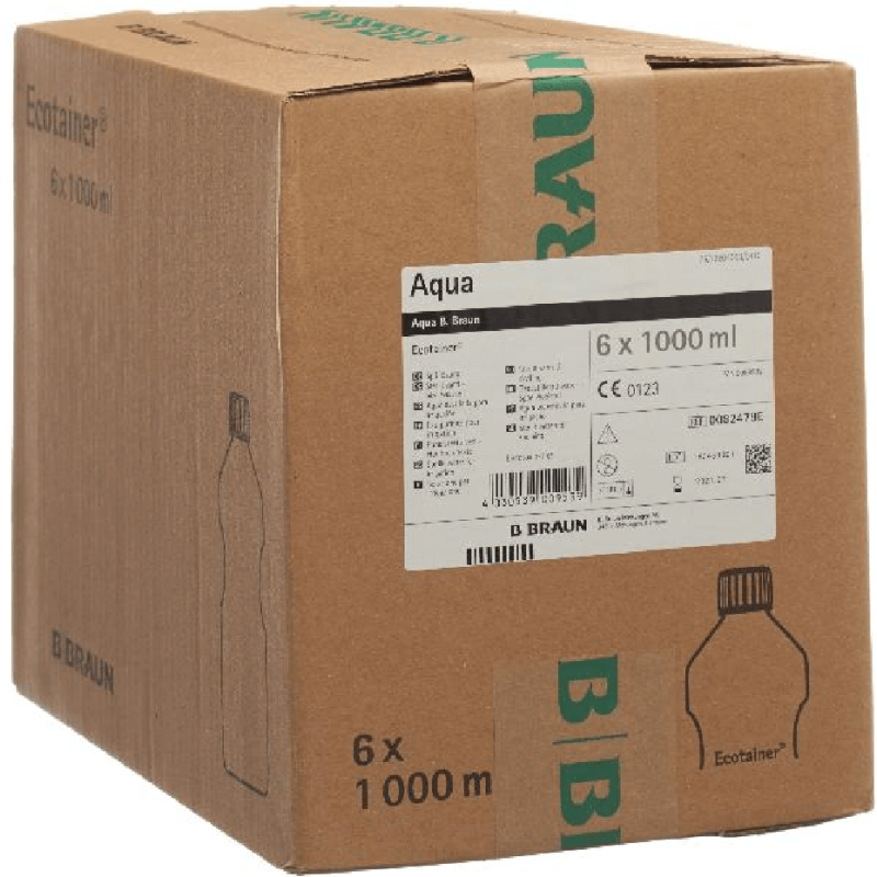 AQUA DEST Braun Spüllösung Ecotainer (6x1000ml)