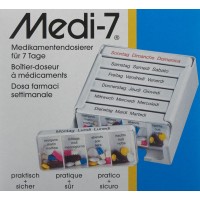 Sahag Medi-7 Medikamentendosierer 7 Tage D/F/I weiss (1 Stk)
