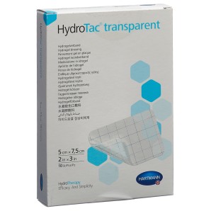 Hydrotac Transparent 5x7.5cm steril (10 Stk)