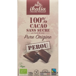 ikalia Tafel Zartbitter Schokolade 100% Kakao (100 g)