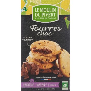 LE MOULIN DU PIVERT Cookies Fourrés Choc (175 g)