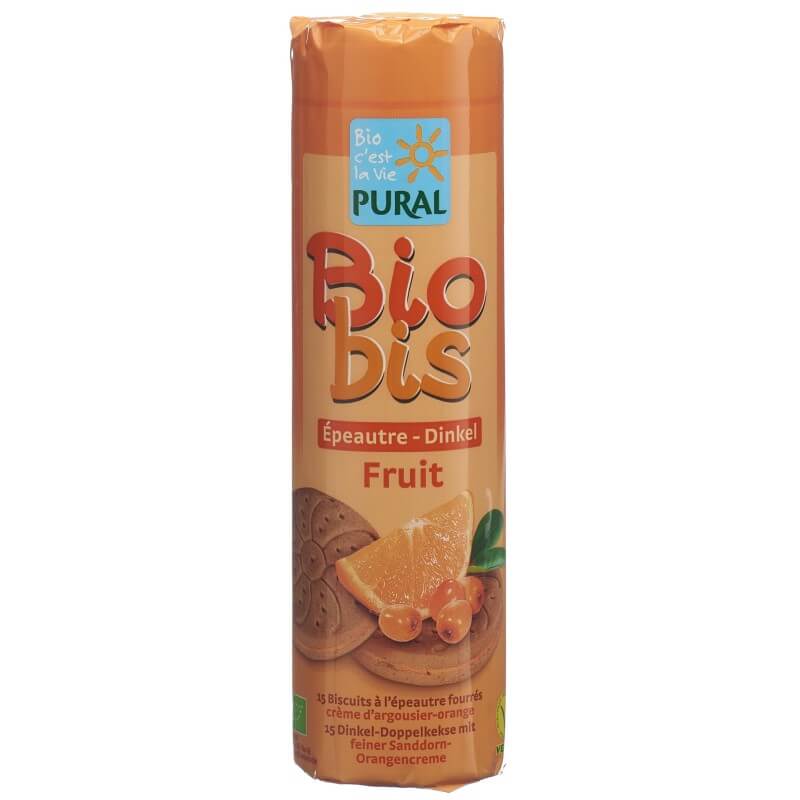 PURAL Bio bis Dinkel Sanddorn Orange (300g)