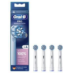 Oral-B Aufsteckbürsten Sensitive Clean Pro (4 Stk)