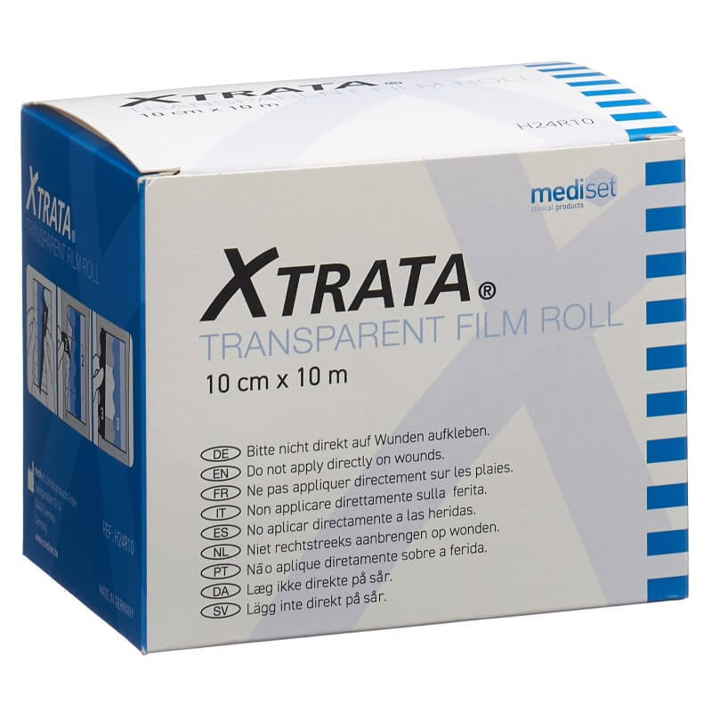Xtrata Transparenter Folienverband Rolle 10cmx10m mit Lipo-Gel (1 Stk)