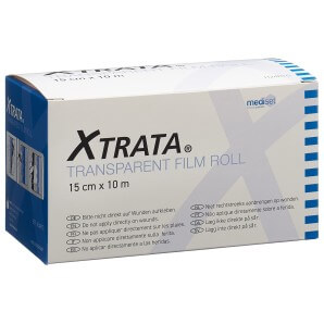 Xtrata Transparenter Folienverband Rolle 15cmx10m mit Lipo-Gel (1 Stk)