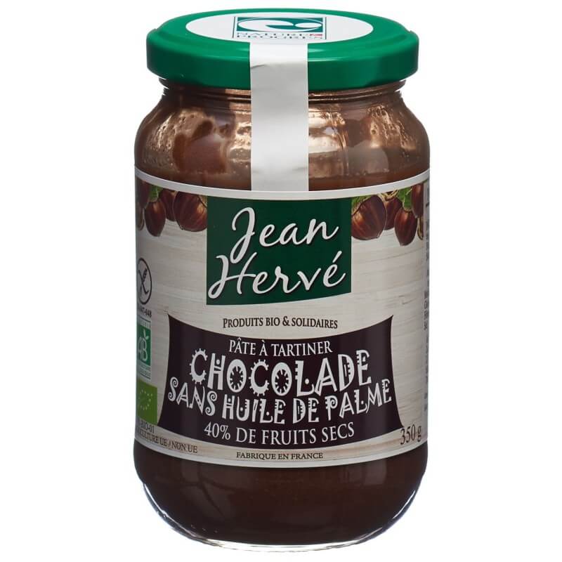 Jean Hervé Chocolade sans huile de palme (350g)
