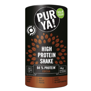 PURYA! Vegan High Protein Shake Cocoa Bio (500g)