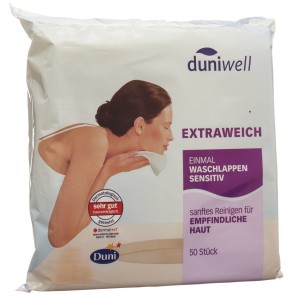 duniwell Einmal Waschlappen sensitiv (50 Stk)