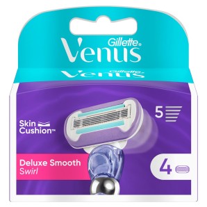 Gillette Venus Deluxe Smooth Swirl Ersatzklingen (4 Stk)