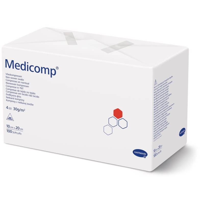 Medicomp 4 fach S30 10x20cm unsteril (100 Stk)