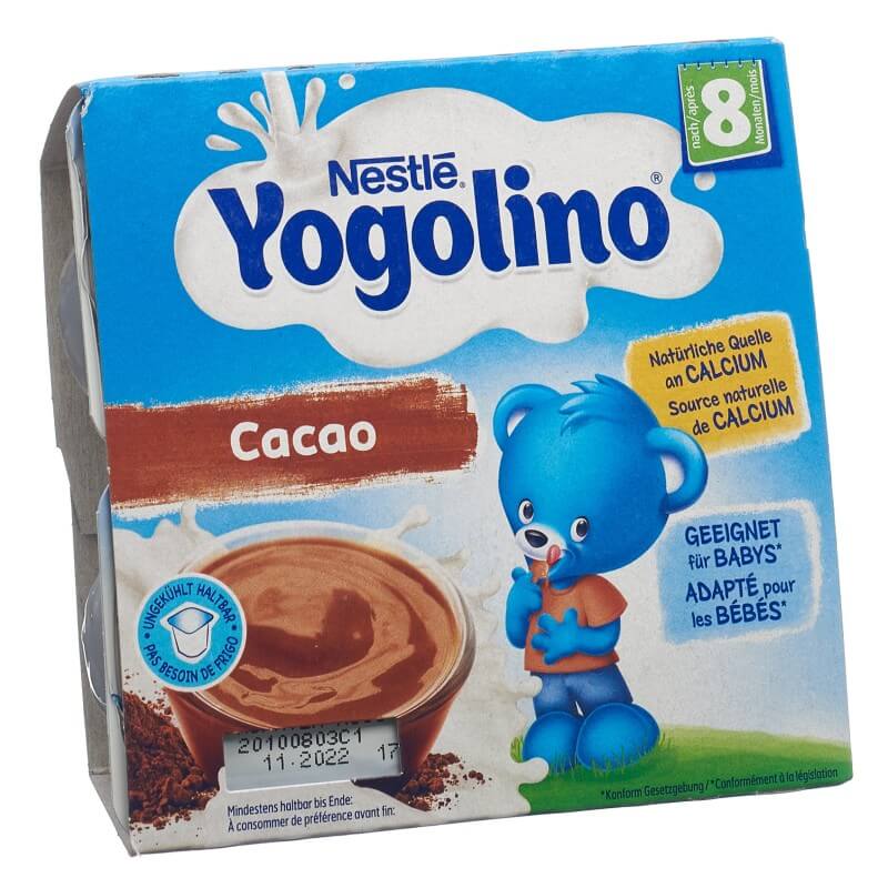 NESTLE Yogolino Cacao 8M (4x100g)