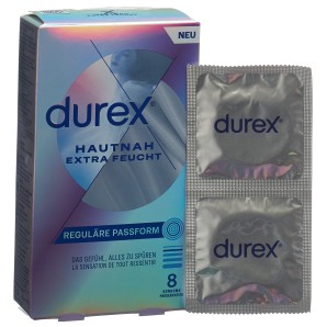 Durex Hautnah Präservativ extra feucht (8 Stk)