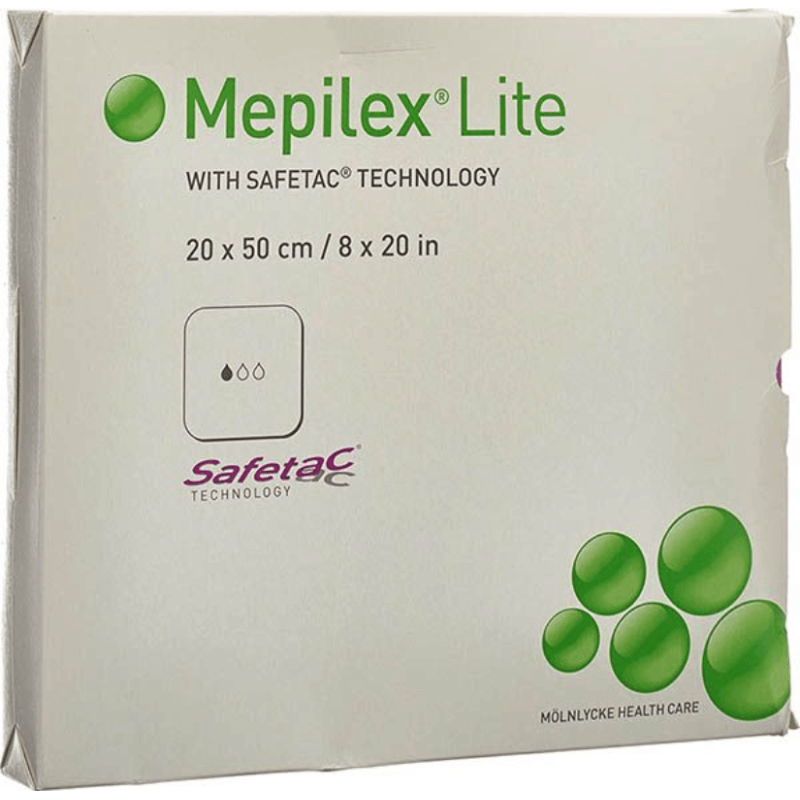 Mepilex Lite Safetac 20x50cm (4 Stk)