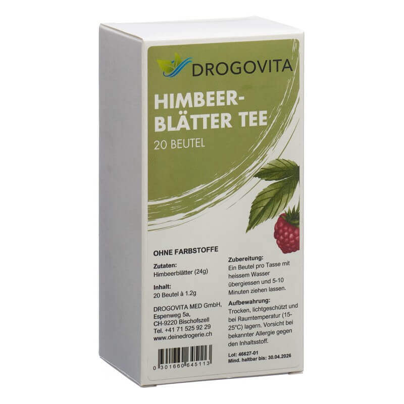 Drogovita Himbeerblätter Tee (20 Beutel)