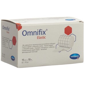 Omnifix Fixationsvlies elastic weiss (15cmx10m)
