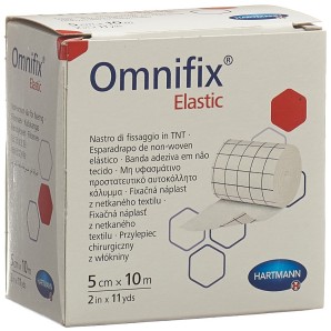 Omnifix Fixationsvlies elastic weiss (5cmx10m)