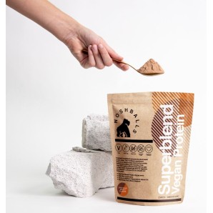 NOSHBALLS Superblend Vegan Proteinpulver Choco & Peanut (520g)