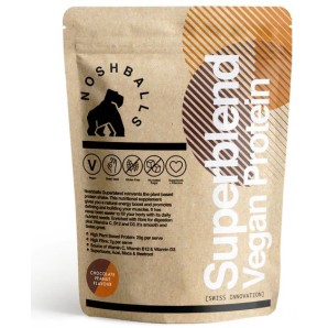 NOSHBALLS Superblend Vegan Proteinpulver Choco & Peanut (520g)