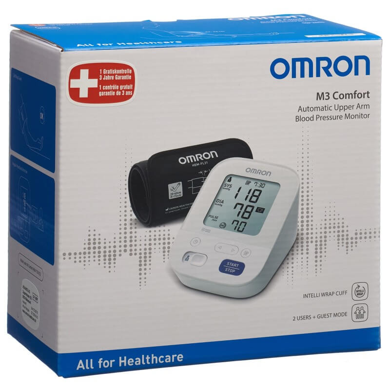 Buy OMRON Blood Pressure Monitor Upper Arm M3 Comfort (1pc)