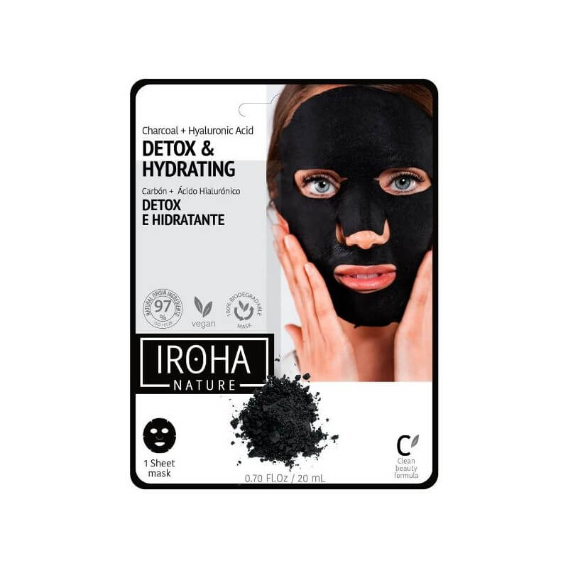 IROHA Detox Tissue Face Mask (1 Stk)