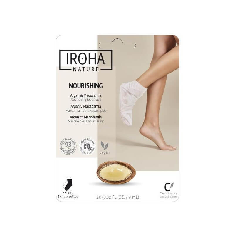 IROHA Hands & Feet Foot Mask Socks Nourishing (2 x 9 ml)
