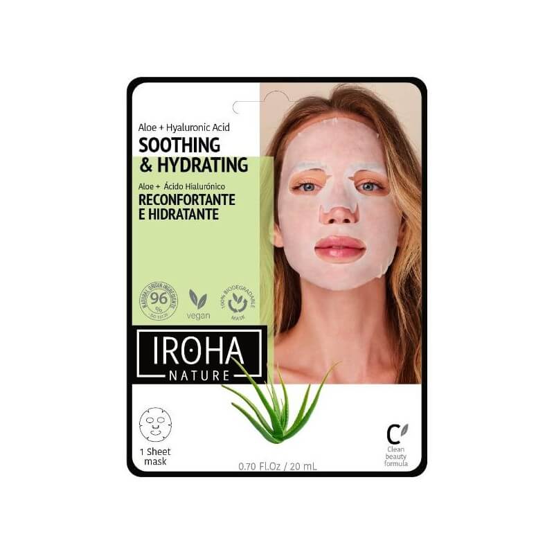 IROHA Maske Aloe/Green Tea/Ginseng (1 Stk)