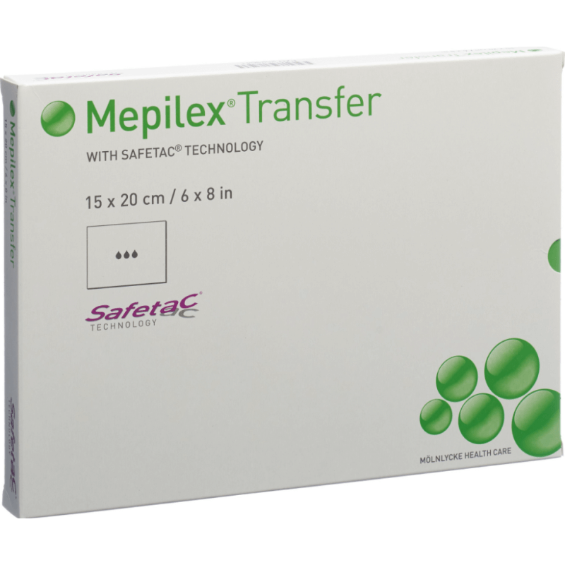 Mepilex Transfer Safetac Schaumverband 15x20cm (5 Stk)
