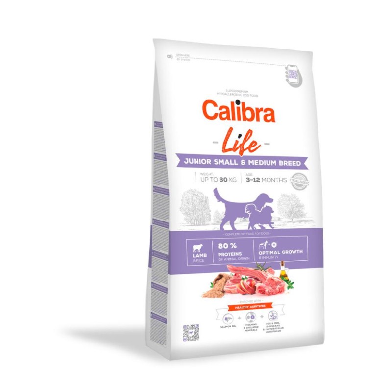 Calibra Life Can Junior Small/Med Lamm (2.5kg)