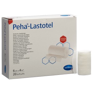 Peha-Lastotel Fixierbinden 6cmx4m (20 Stk)