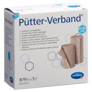 Pütter Bandage 8/10cmx5m (2...