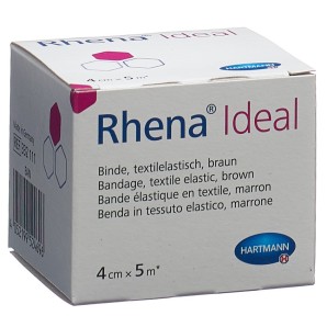 Rhena Ideal Elastische Binde 4cmx5m hautfarben (10 Stk)
