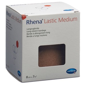Rhena Lastic Medium 8cmx7m hautfarbig (10 Stk)