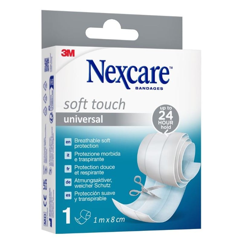 3M Nexcare Soft Touch universal Band 1m x 8cm (1 Stk)