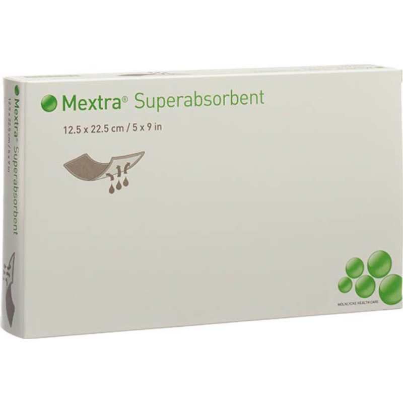 Mextra Superabsorbent 12.5x22.5cm (10 Stk)