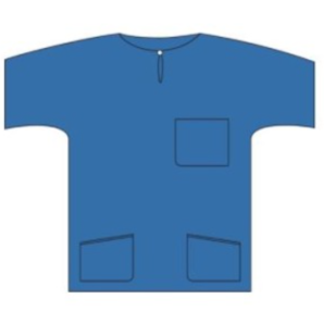 BARRIER Scrub Suit Shirt M blau (48 Stk)