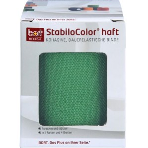 Bort Stabilo Color Binde 6cmx5m kohesiv grün (1 Stk)