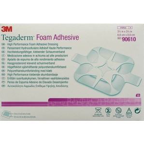 3M Tegaderm Foam HP Schaumkompresse 5x5cm adhesive (10 Stk)