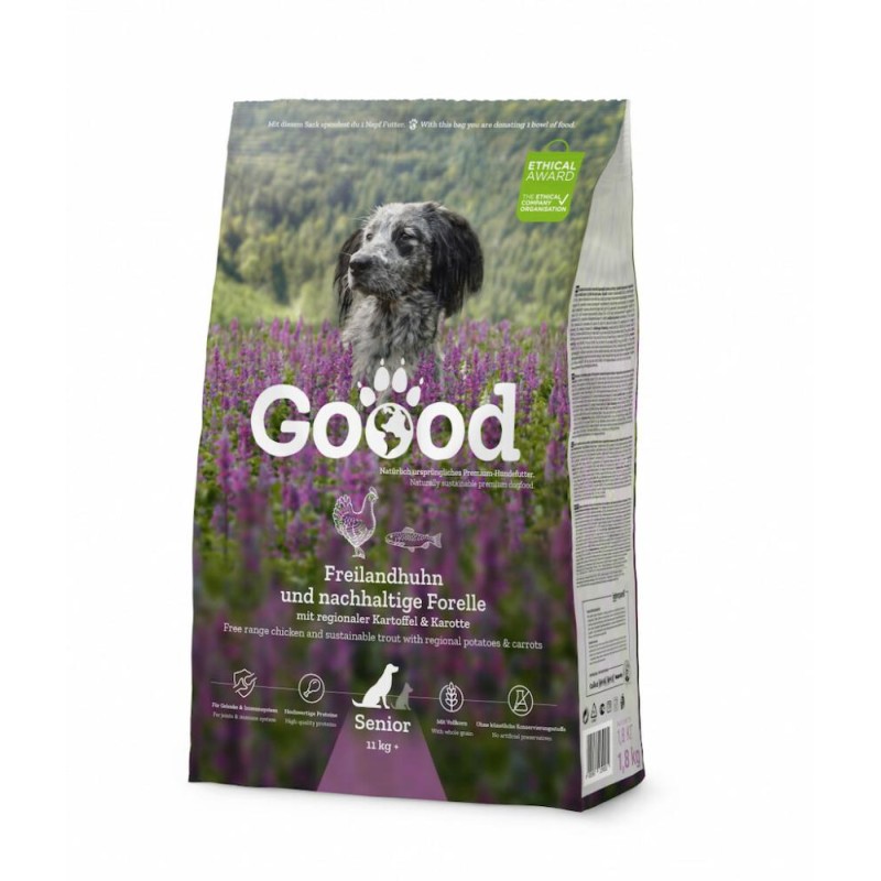 Goood Senior Freilandhuhn und nachhaltige Forelle (10kg)