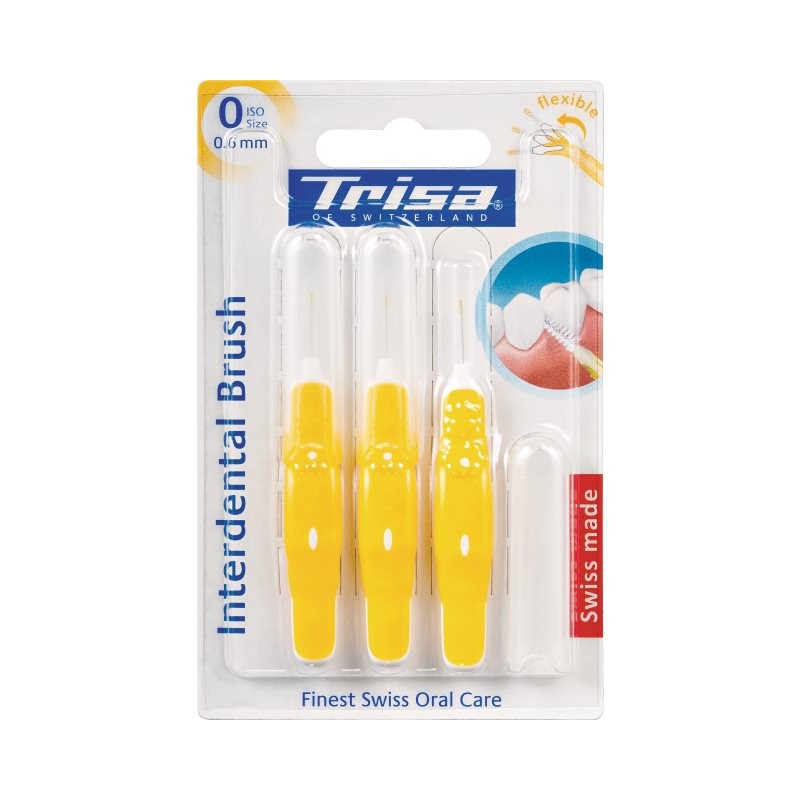 Trisa Interdental Brush ISO 0 0.6mm (3 Stk)