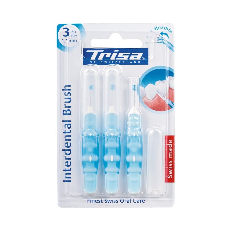 Trisa Interdental Brush ISO 3 1.1mm (3 Stk)
