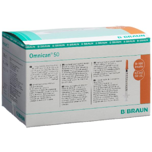 BRAUN OMNICAN Insulin 50 0.5ml 0.3x8mm G30 einz (100 Stk)