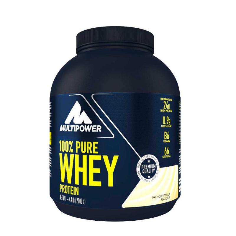 Multipower 100% Pure Whey Protein French Vanilla Dose (2000g)