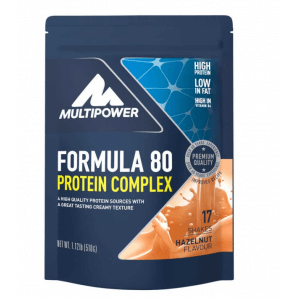 Multipower Formula 80 Protein Complex Hazelnut Bag (510g)