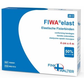 FIWA elastisch Fixierbinden 4cmx4m (20 Stk)