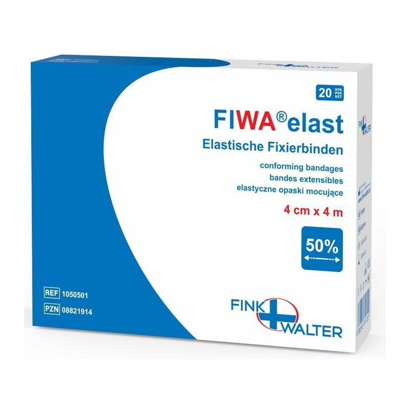 FIWA elastisch Fixierbinden 4cmx4m (20 Stk)
