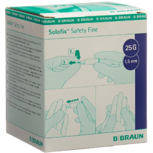 B. BRAUN Solofix Safety Fine Lanzette 25 G x 1.5mm (200 Stk)